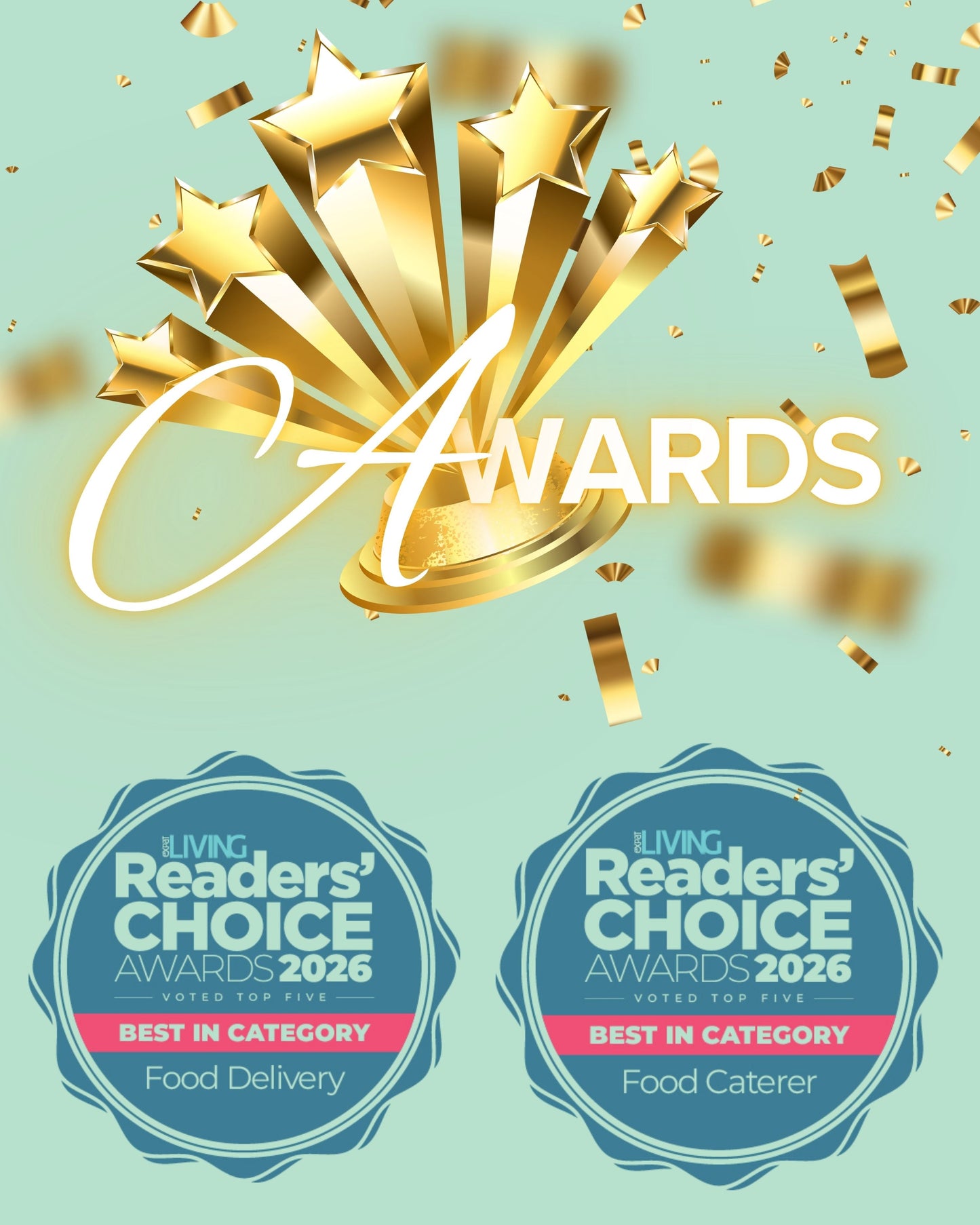 BEST 2026 TOP FOOD DELIVERY AND FOOD CATERER AWARDS