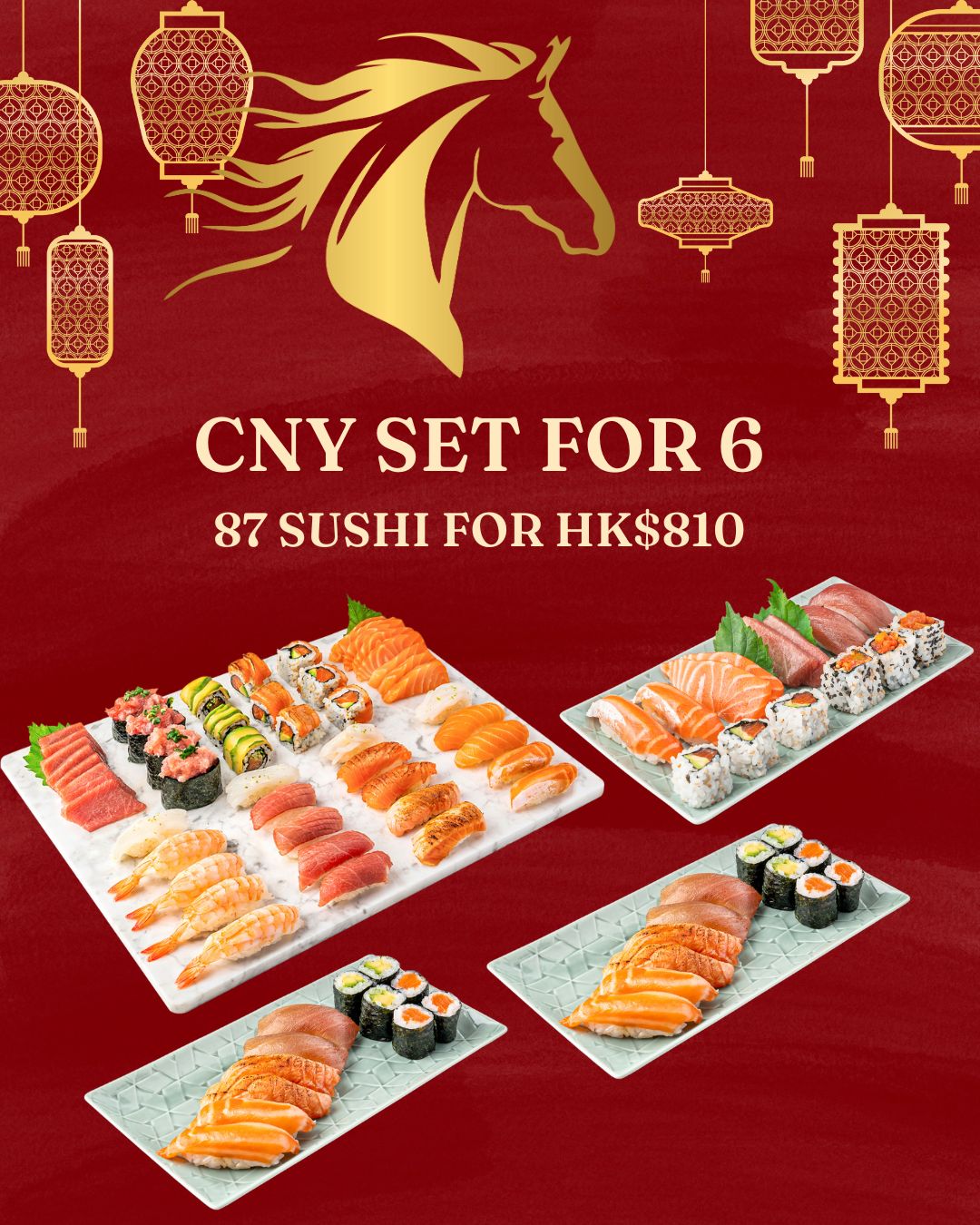 CNY sushi set - limited edition