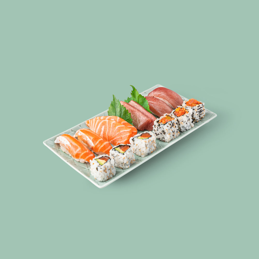 Salmon & Tuna Lover For 1 person (14 pcs)