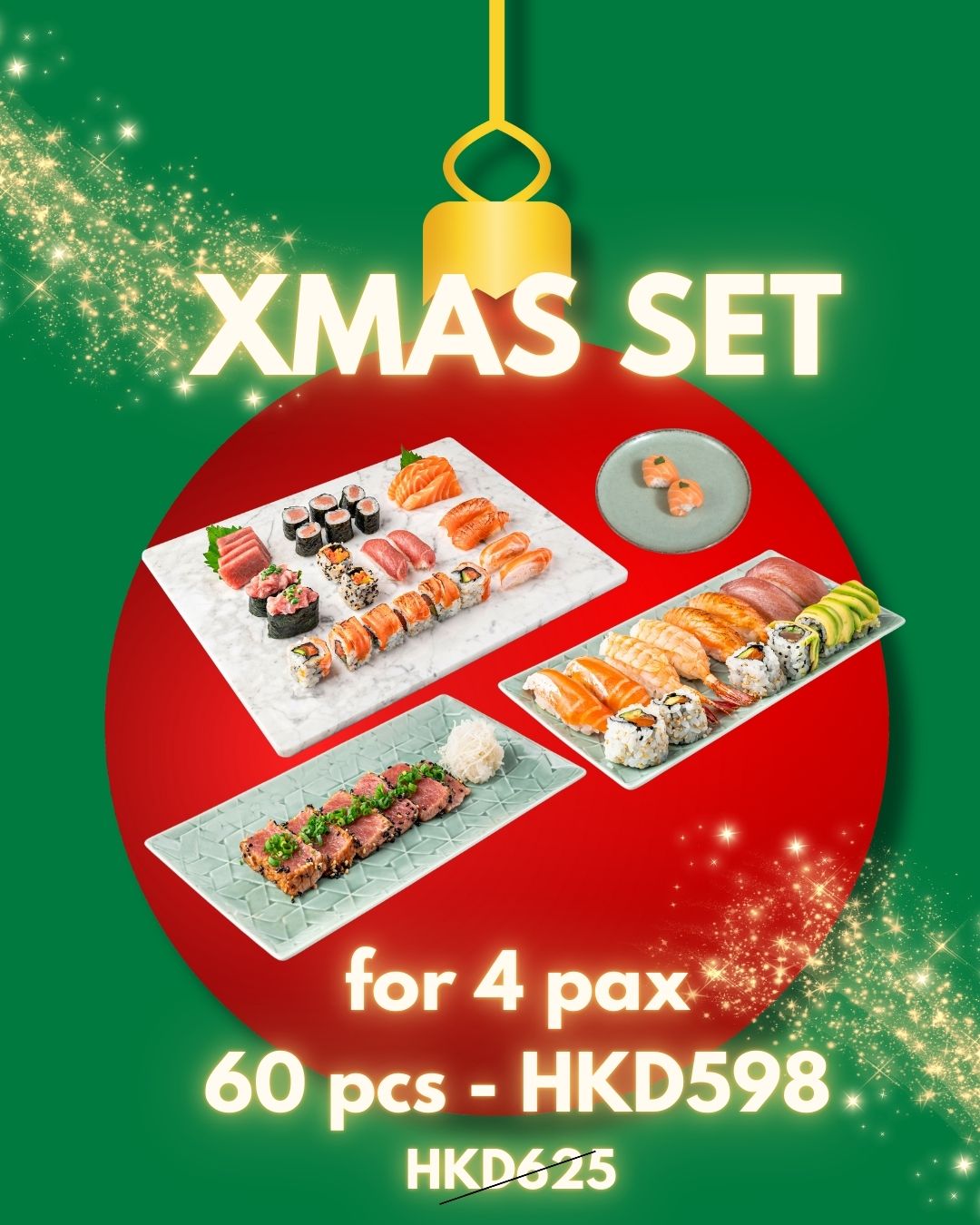 家庭歡聚壽司盛 3-4 人份 (49 件)